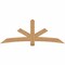 Ekena Millwork Alberta Smooth Timber Gable Bracket, Western Red Cedar, 84"W x 31"H x 1 1/2"D x 5 1/2"F, 9/12 Pitch GBW084X31X0206ALB00SWR - alternate 1
